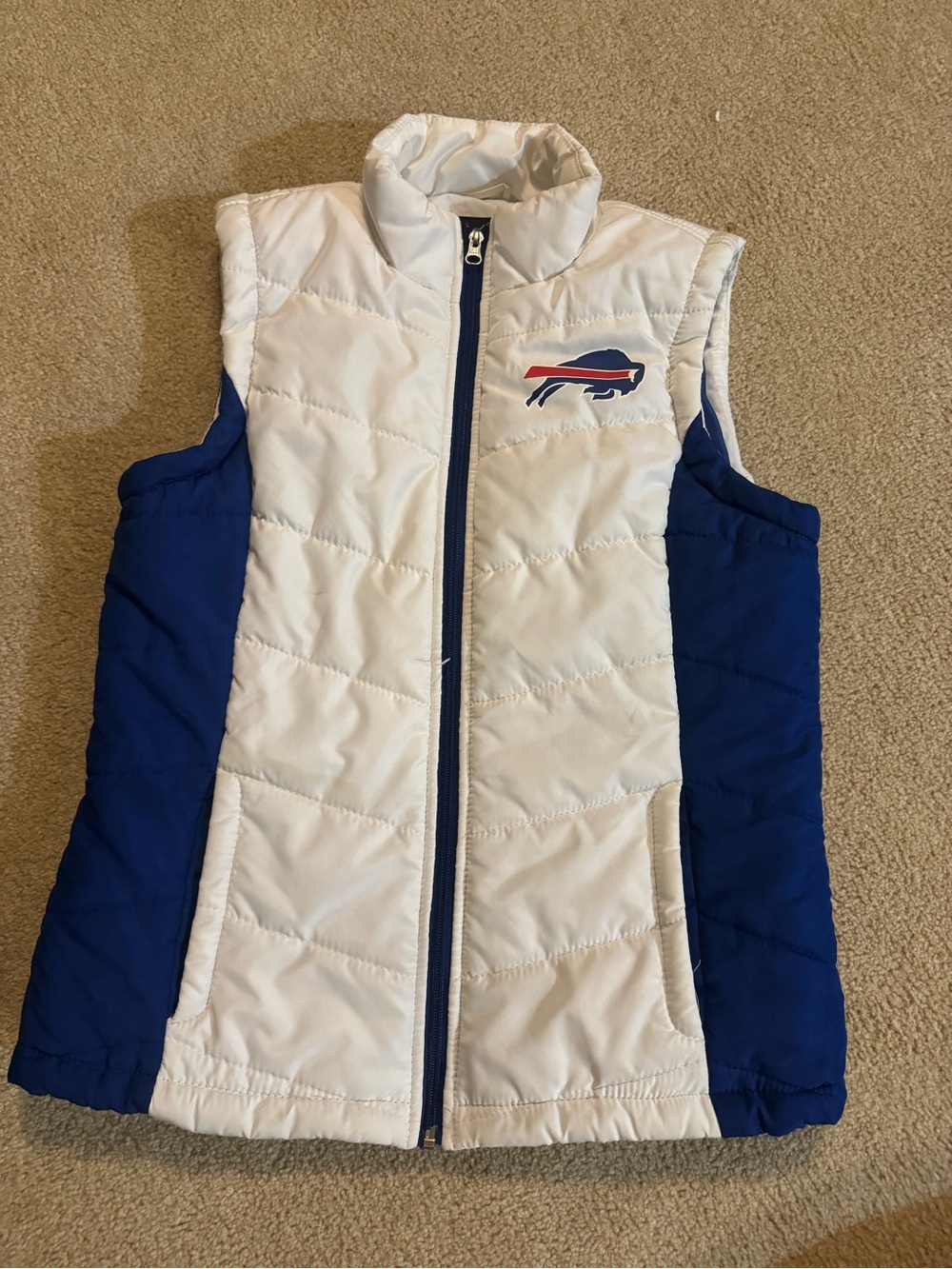 Women’s NFL Buffalo Bills Puffer Vest Medium
